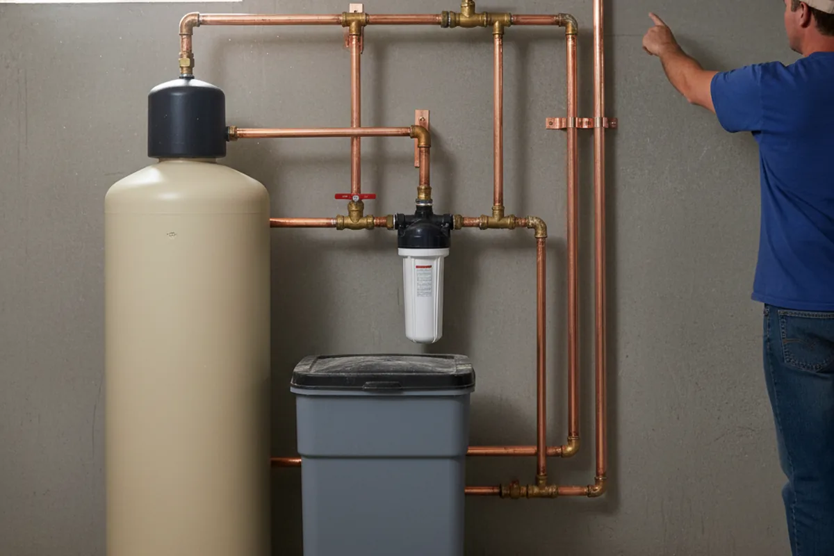 Whole-house water treatment system installed in Avenue